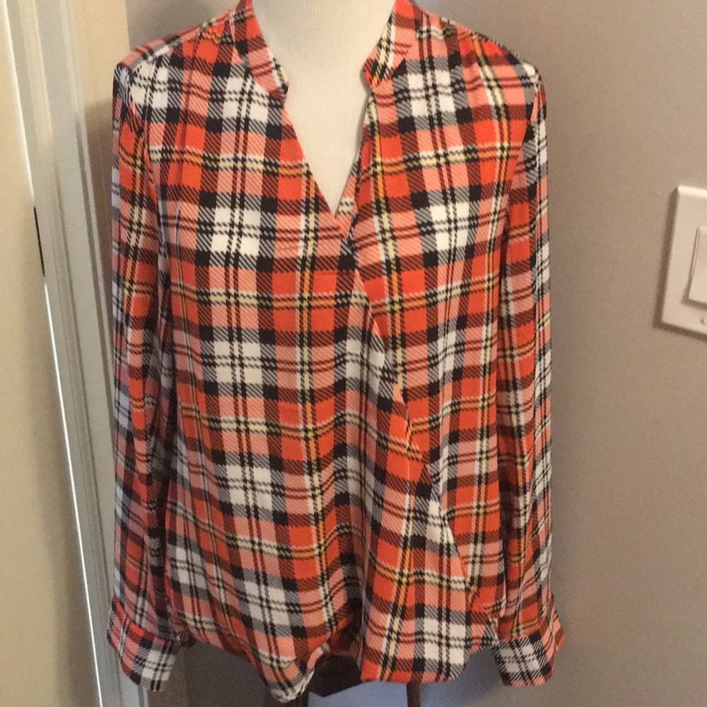 The Limited colorful plaid blouse NWOT
#7